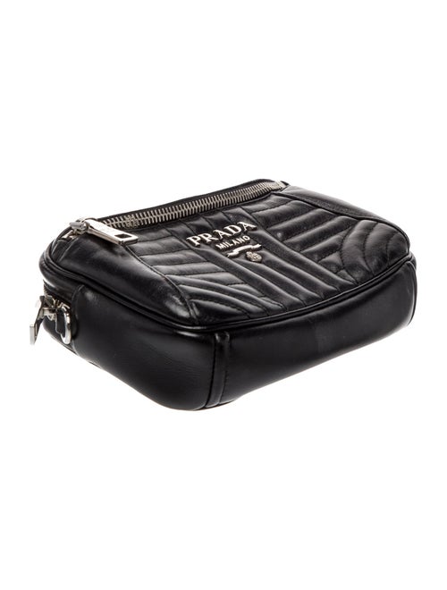 Prada Enameled Metal Triangle Diagramme Camera