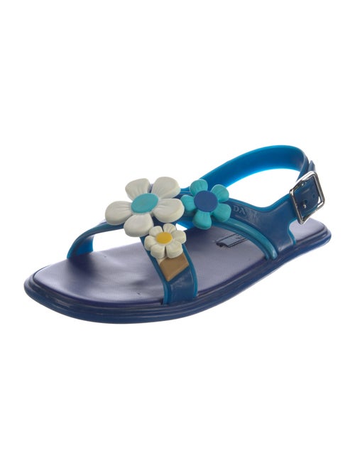 Prada Rubber Slingback Sandals