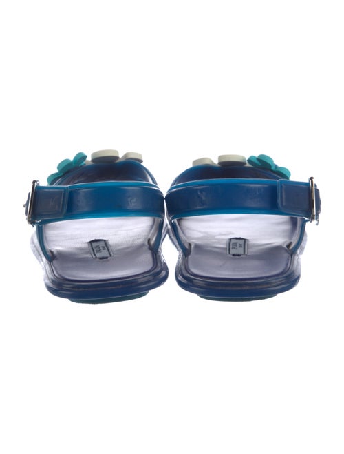 Prada Rubber Slingback Sandals