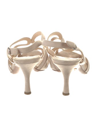 Prada Suede Slingback Sandals