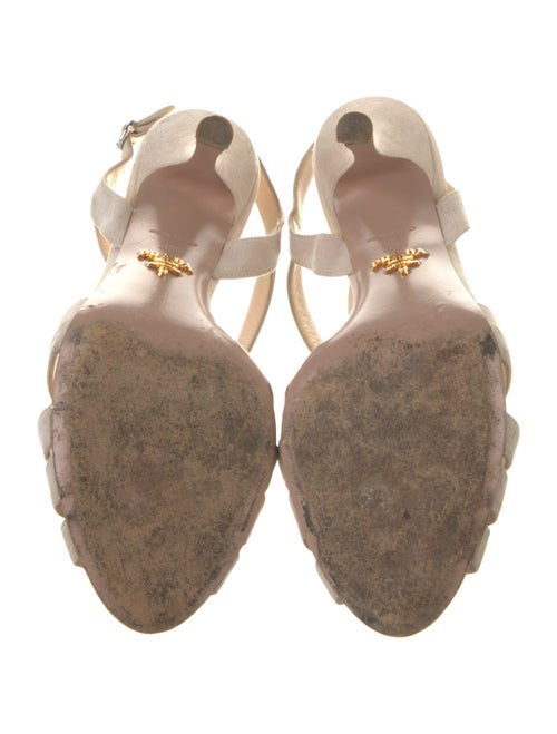Prada Suede Slingback Sandals