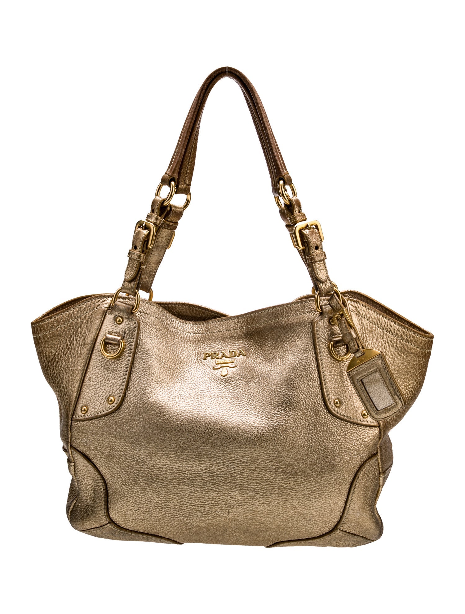 Prada Vitello Daino Leather Bauletto