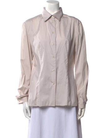 Prada 2011 Long Sleeve Button-Up Top