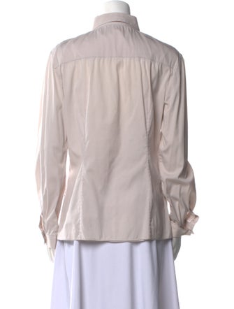 Prada 2011 Long Sleeve Button-Up Top