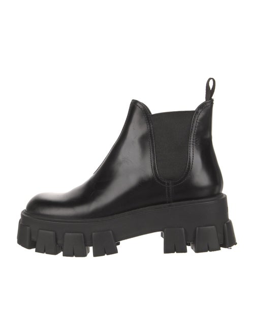 Prada Leather Chelsea Boots