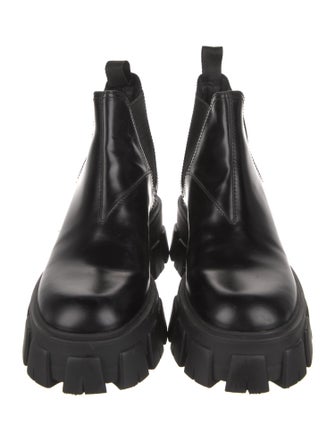 Prada Leather Chelsea Boots