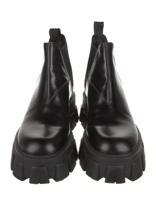 Prada Leather Chelsea Boots