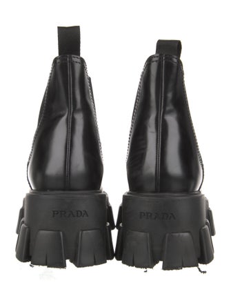 Prada Leather Chelsea Boots