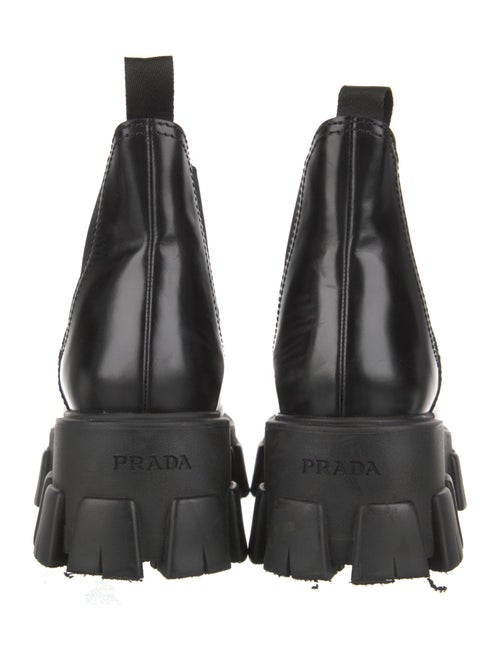 Prada Leather Chelsea Boots