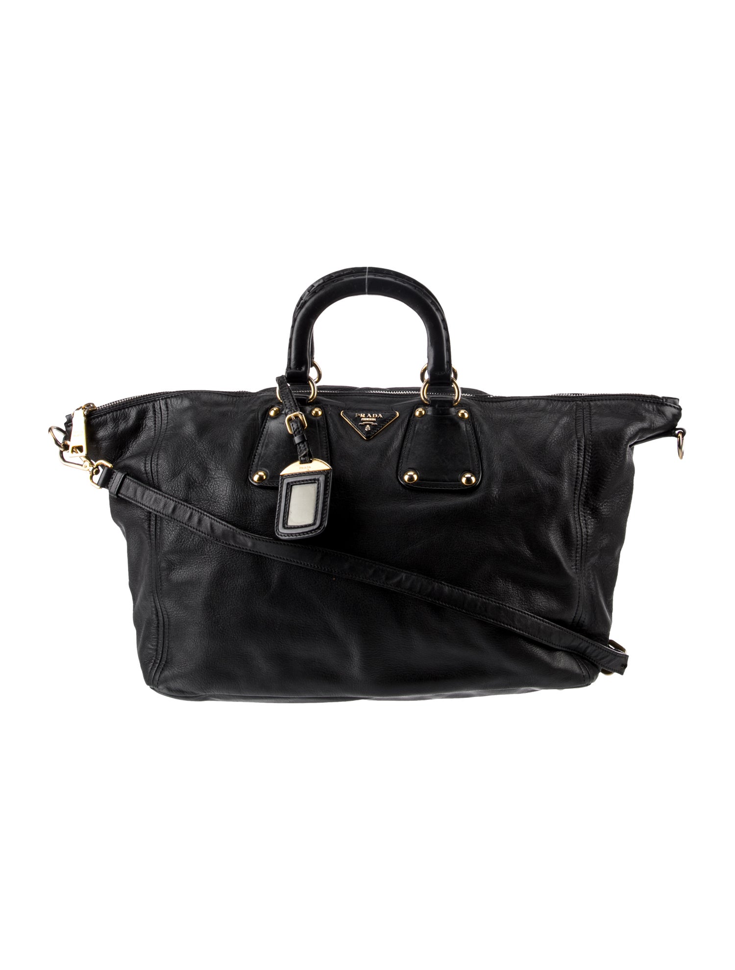 Prada Vitello Daino Leather Top Handle Bag