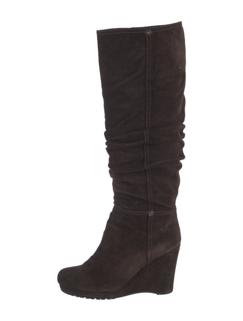 Prada Suede Slouch Boots