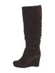 Prada Suede Slouch Boots