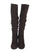 Prada Suede Slouch Boots