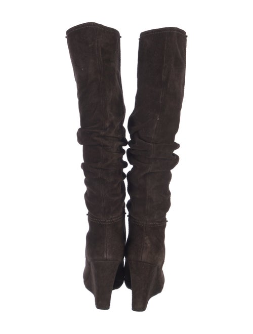 Prada Suede Slouch Boots