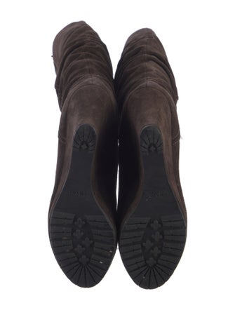 Prada Suede Slouch Boots