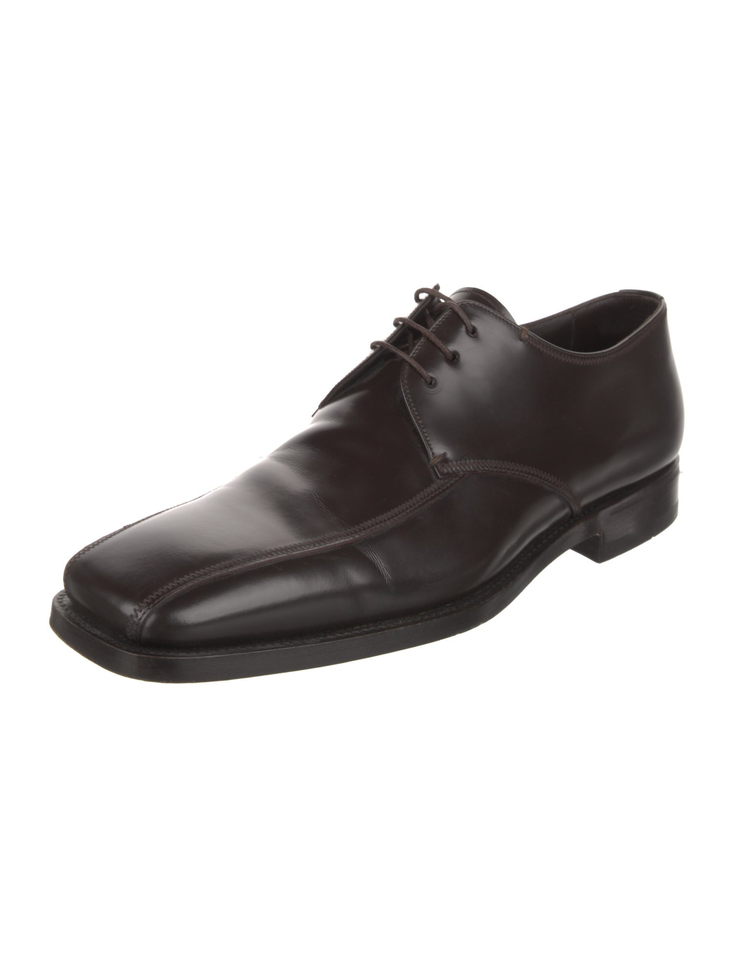 Prada Leather Derby Shoes