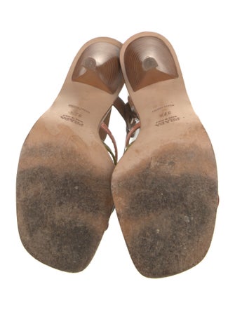 Prada Leather Gladiator Sandals