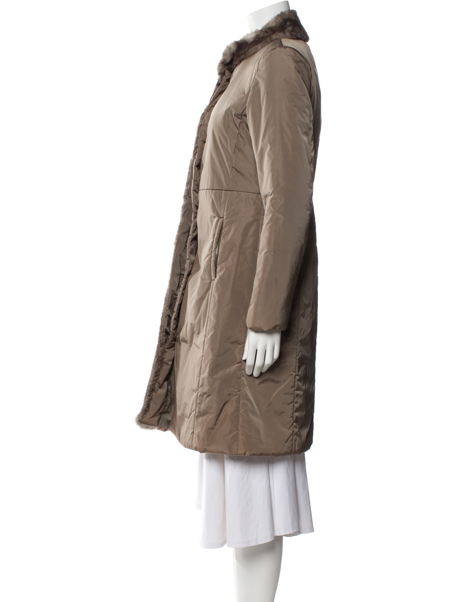 Prada Vintage 2004 Fur Coat