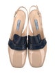 Prada Patent Leather Slingback Pumps