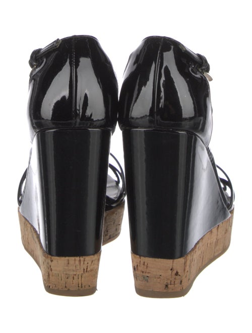 Prada Patent Leather Slingback Sandals