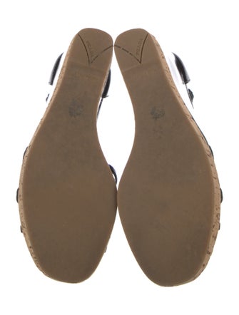 Prada Patent Leather Slingback Sandals