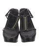 Prada Leather T-Strap Sandals
