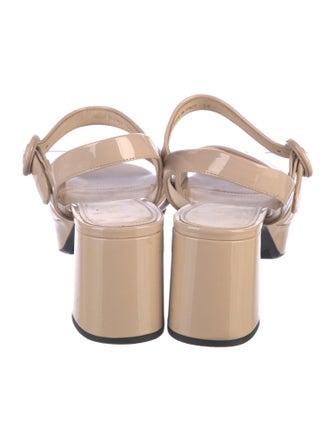 Prada Patent Leather Sandals