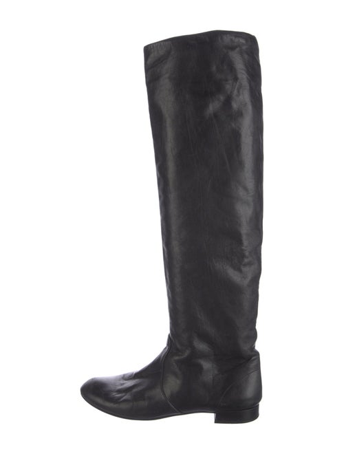 Prada Leather Riding Boots