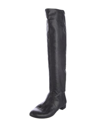 Prada Leather Riding Boots