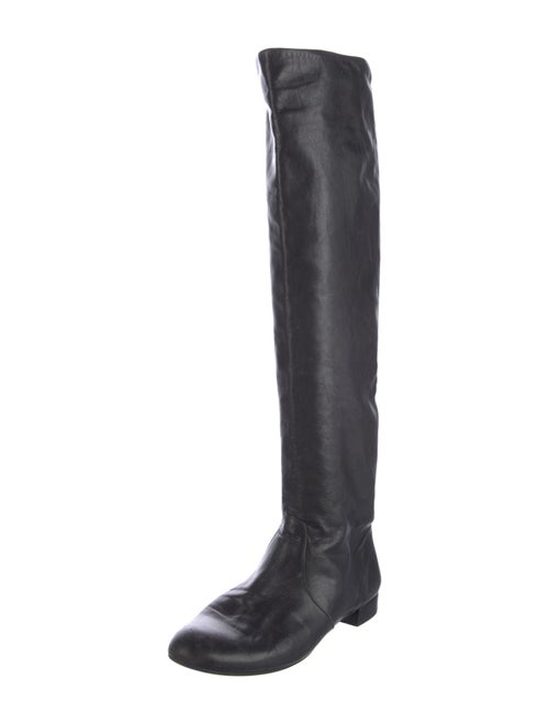 Prada Leather Riding Boots