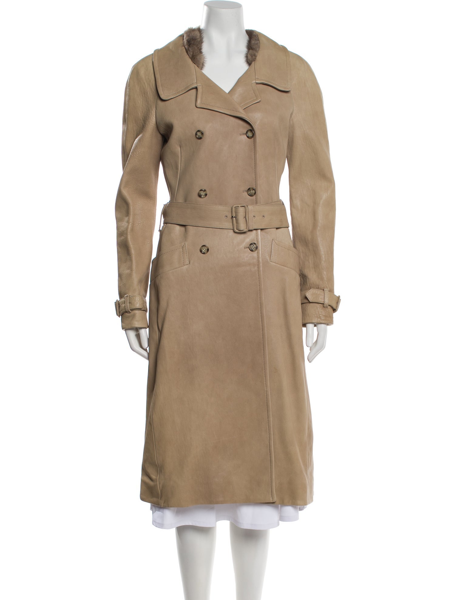 Prada Vintage 2004 Fur Coat