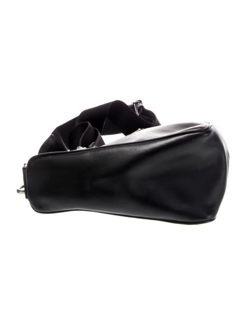 Prada Enameled Metal Triangle Belt Bag