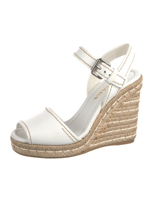 Prada Leather Espadrilles