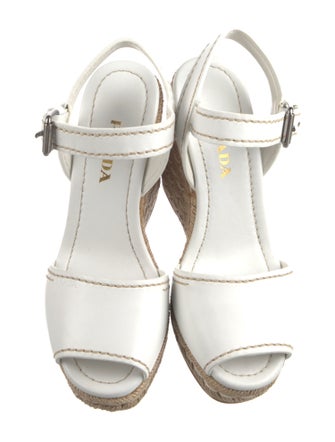 Prada Leather Espadrilles