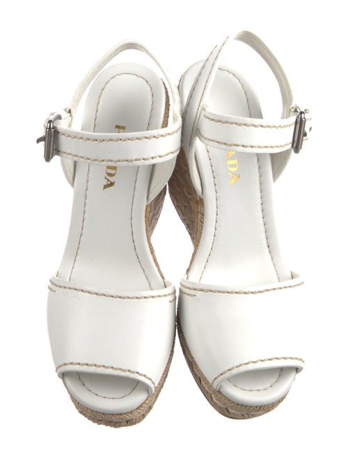 Prada Leather Espadrilles