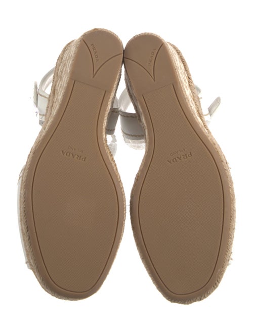 Prada Leather Espadrilles