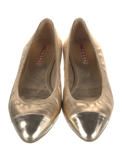 Prada Sport Leather Ballet Flats