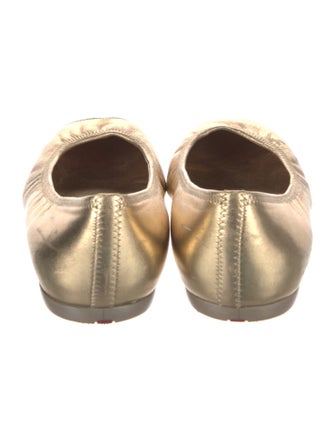 Prada Sport Leather Ballet Flats