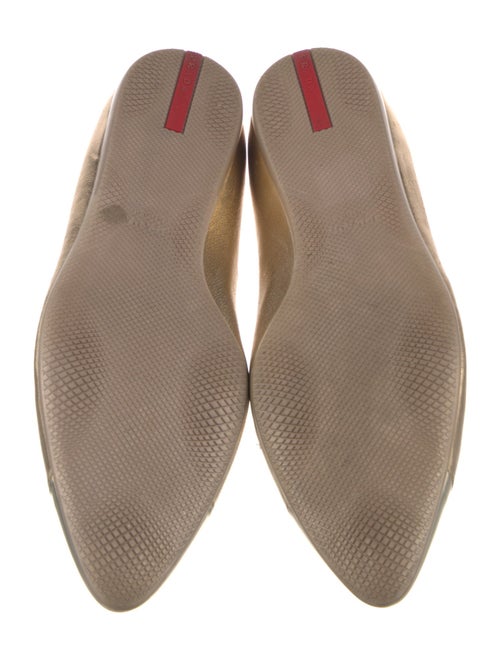 Prada Sport Leather Ballet Flats