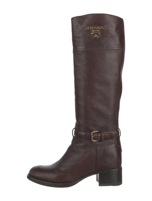 Prada Leather Riding Boots
