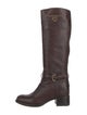 Prada Leather Riding Boots