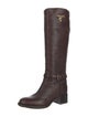 Prada Leather Riding Boots