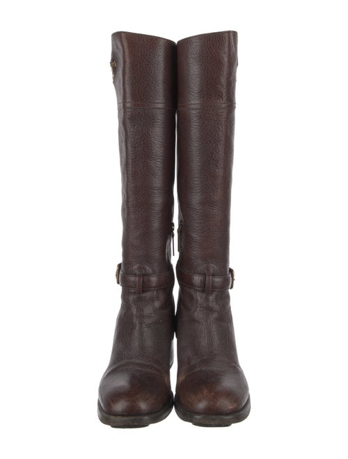 Prada Leather Riding Boots