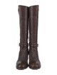 Prada Leather Riding Boots