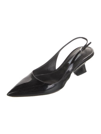 Prada Patent Leather Slingback Pumps