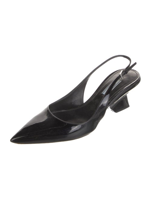 Prada Patent Leather Slingback Pumps