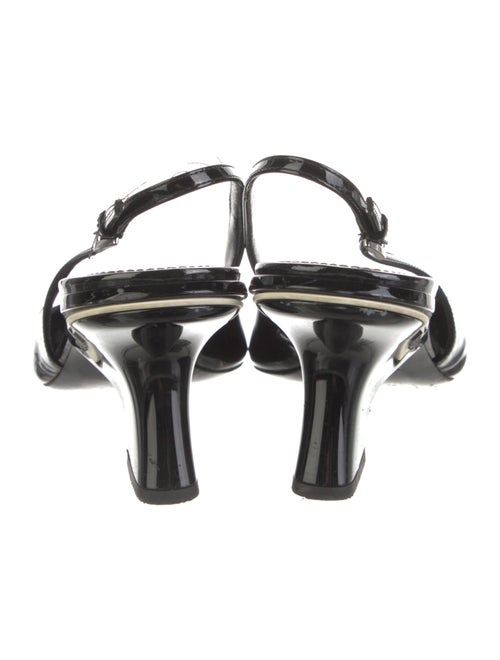 Prada Patent Leather Slingback Pumps