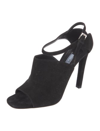 Prada Suede Slingback Pumps