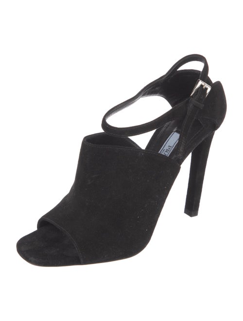 Prada Suede Slingback Pumps