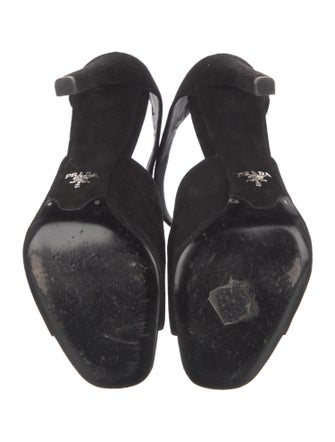 Prada Suede Slingback Pumps